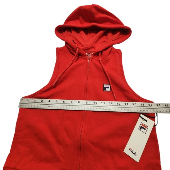 Fila Emerson Hooded Romper Red Size XS - Picture 3 of 13